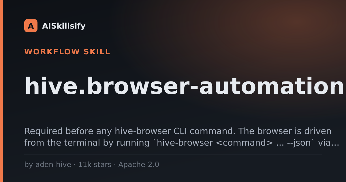 hive.browser-automation skill by aden-hive