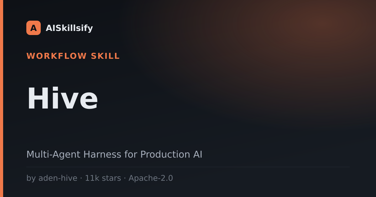 Hive skill by aden-hive