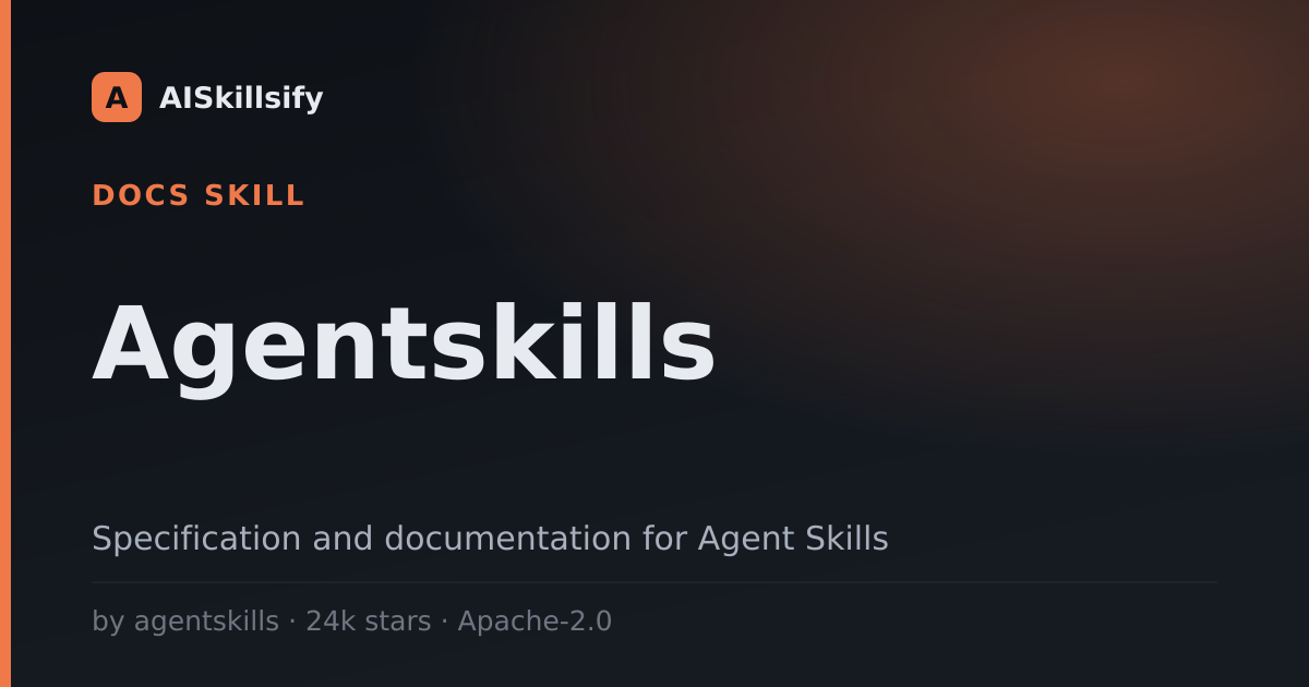 Agentskills skill by agentskills
