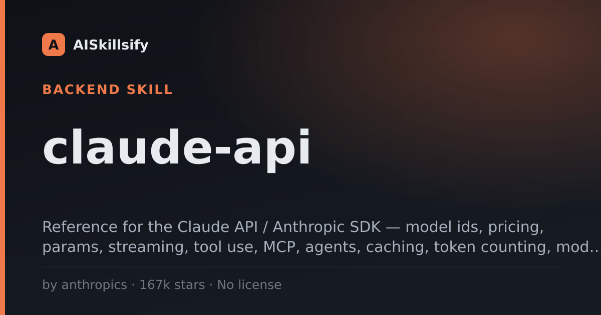 claude-api skill by anthropics