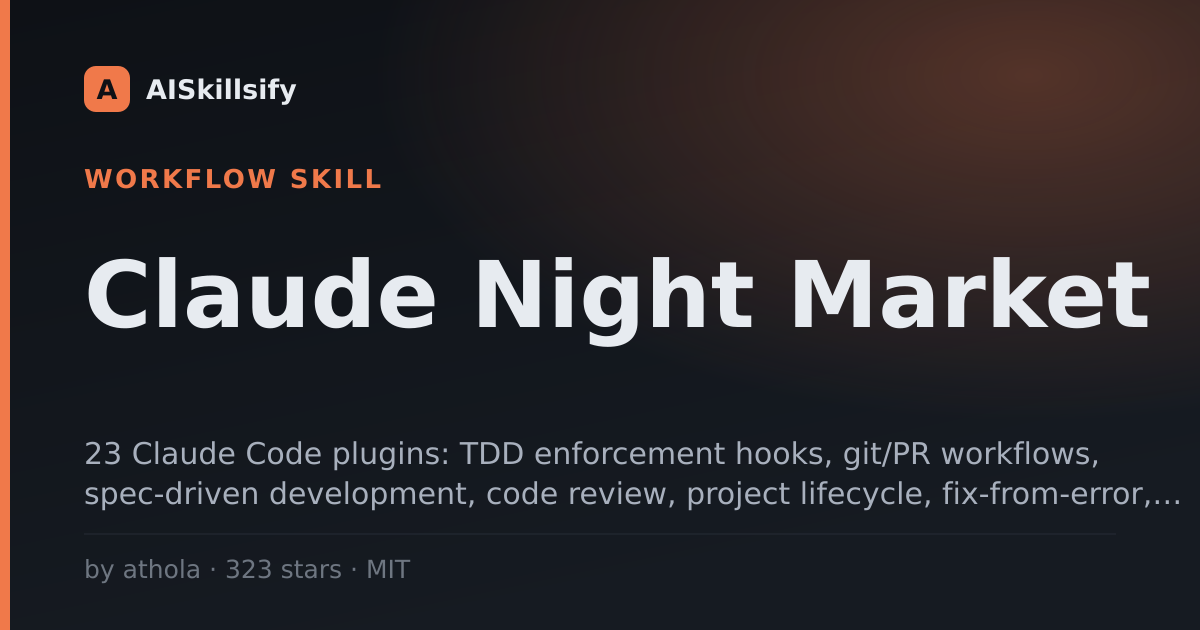Claude Night Market skill by athola