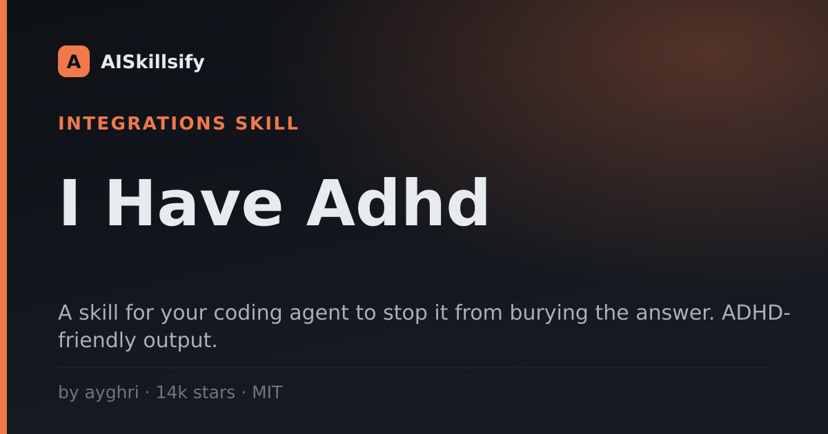 I Have Adhd skill by ayghri