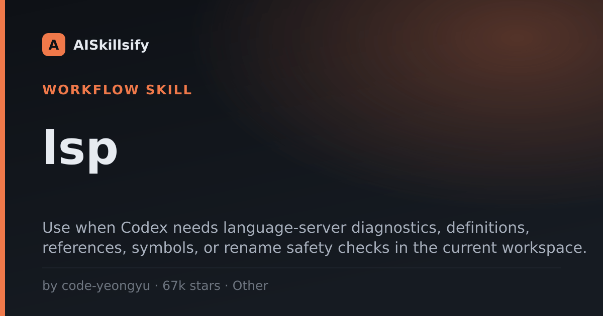 lsp skill by code-yeongyu