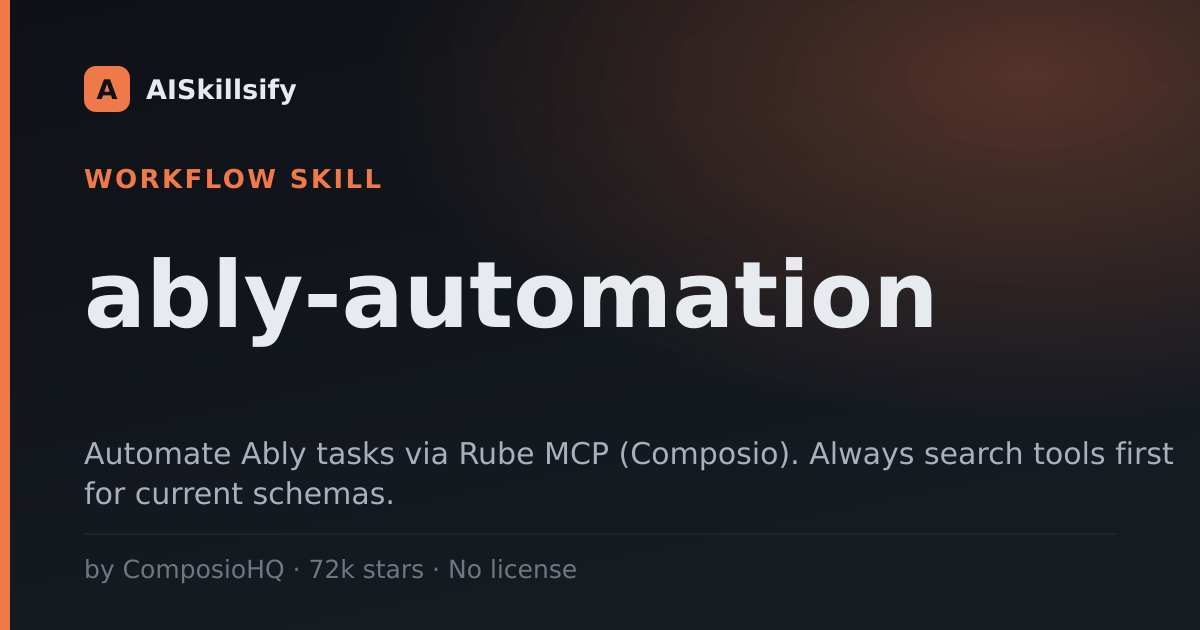 ably-automation skill by ComposioHQ