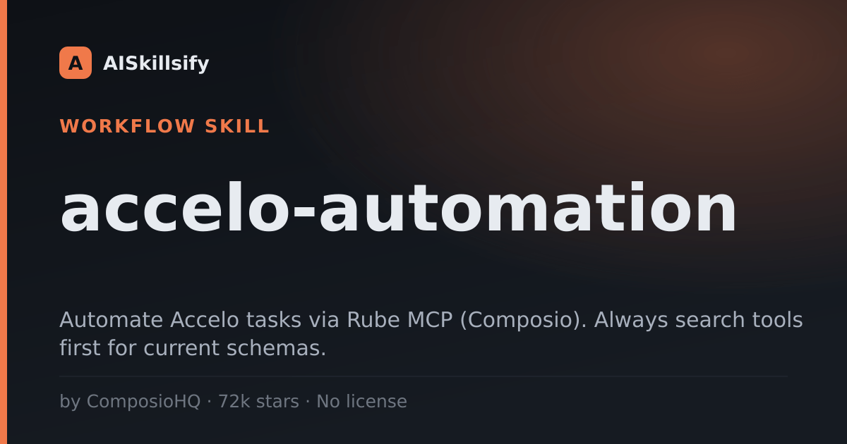 accelo-automation skill by ComposioHQ