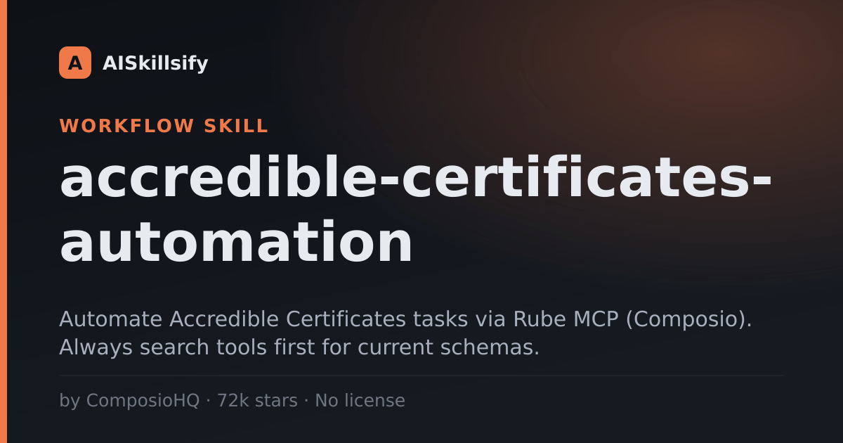 accredible-certificates-automation skill by ComposioHQ