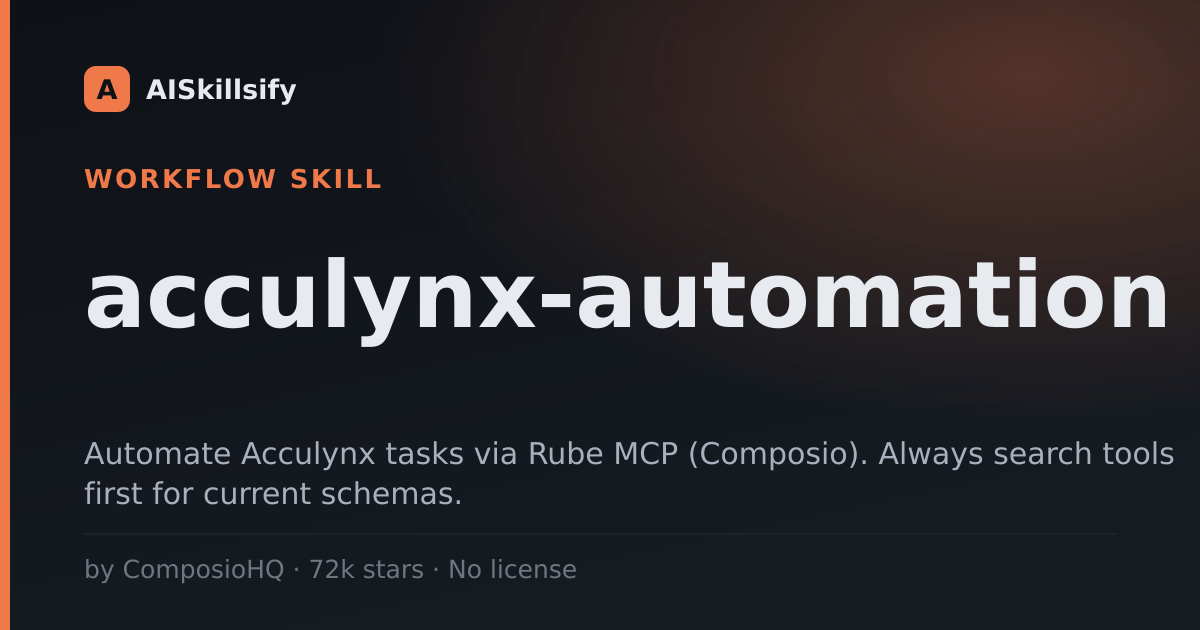 acculynx-automation skill by ComposioHQ