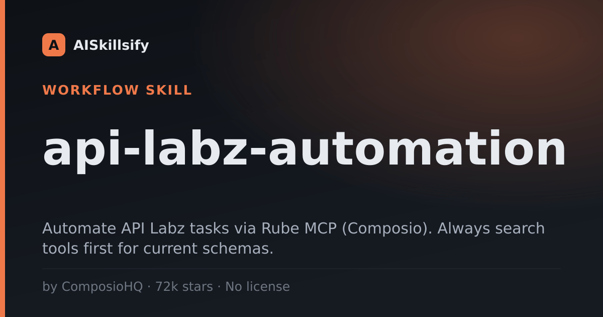 api-labz-automation skill by ComposioHQ