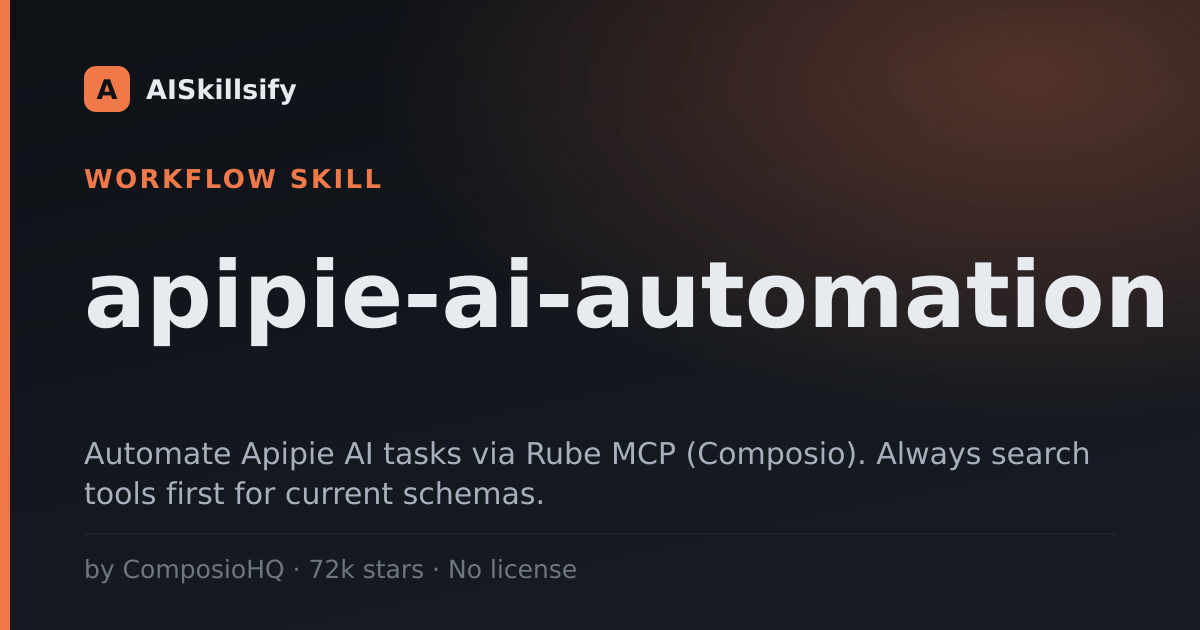 apipie-ai-automation skill by ComposioHQ