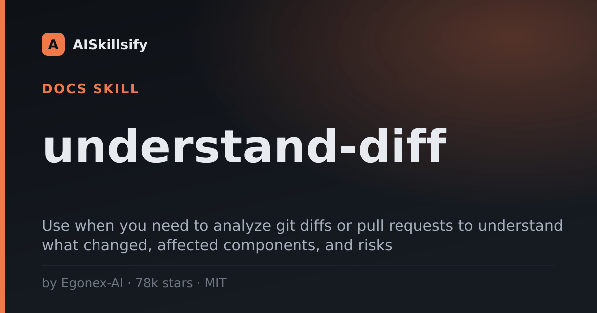 understand-diff skill by Egonex-AI