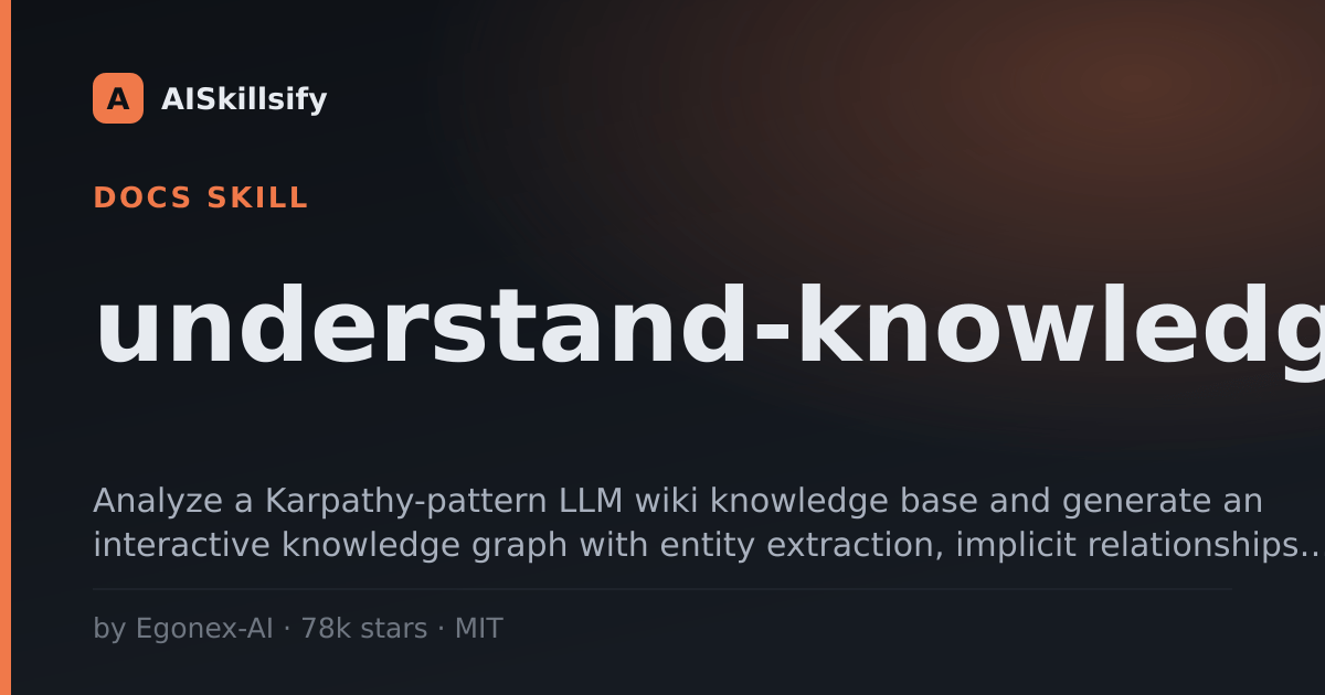 understand-knowledge skill by Egonex-AI