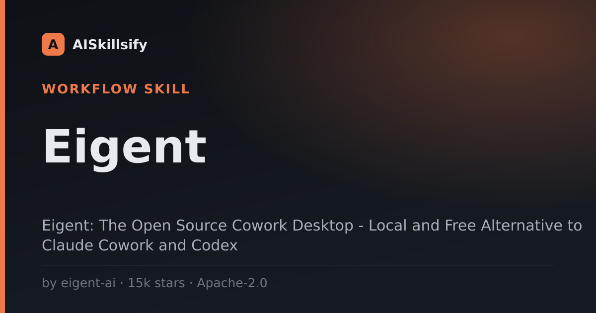 Eigent skill by eigent-ai