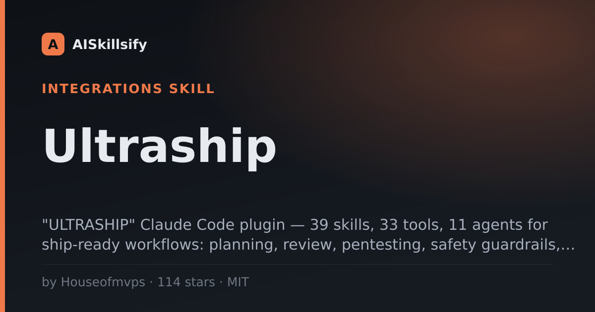 Ultraship skill by Houseofmvps