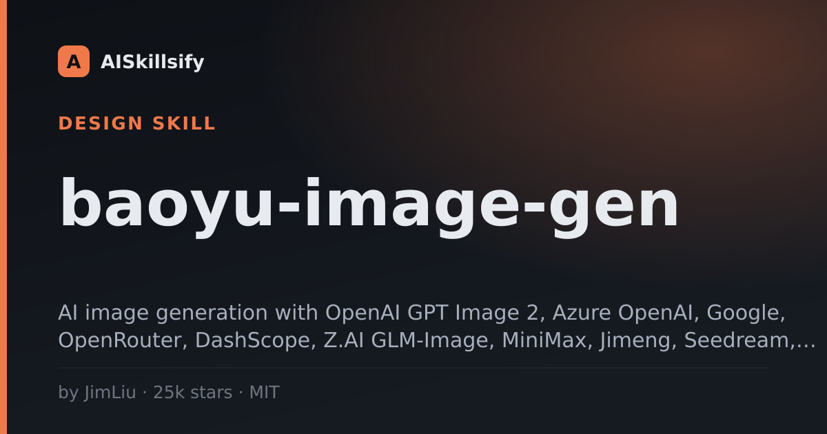 baoyu-image-gen skill by JimLiu