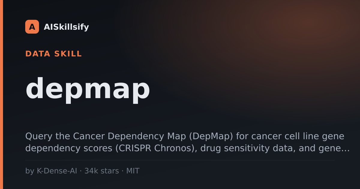 depmap skill by K-Dense-AI