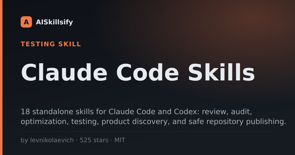 Claude Code Skills skill by levnikolaevich