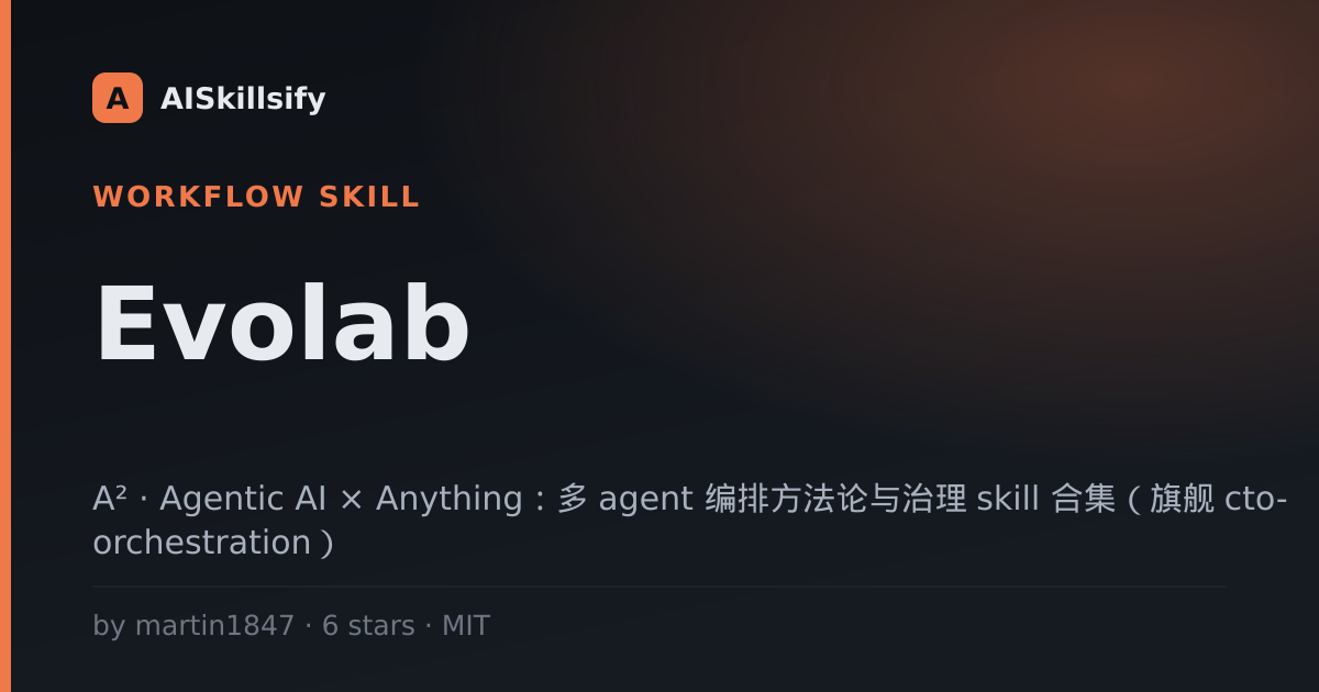 Evolab skill by martin1847