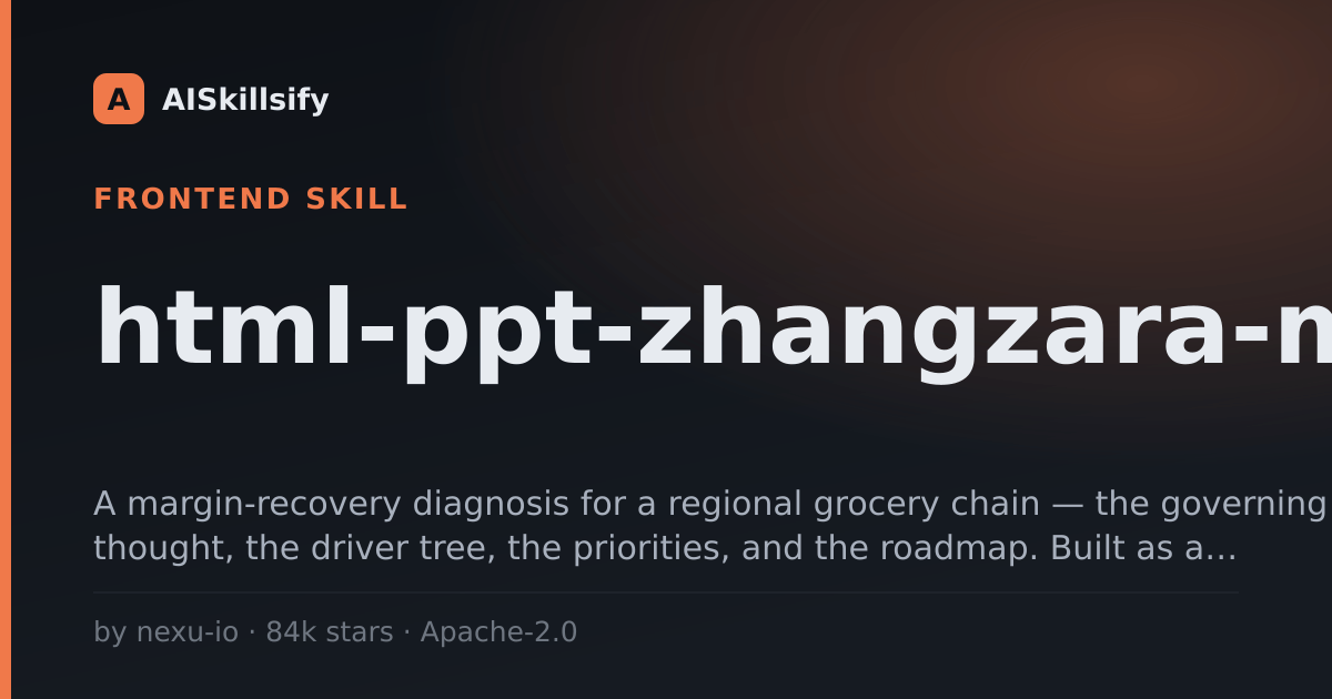 html-ppt-zhangzara-mat skill by nexu-io