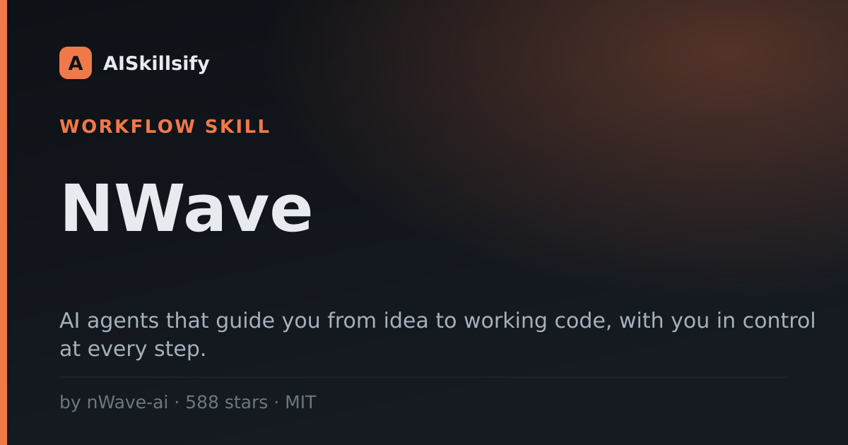 NWave skill by nWave-ai