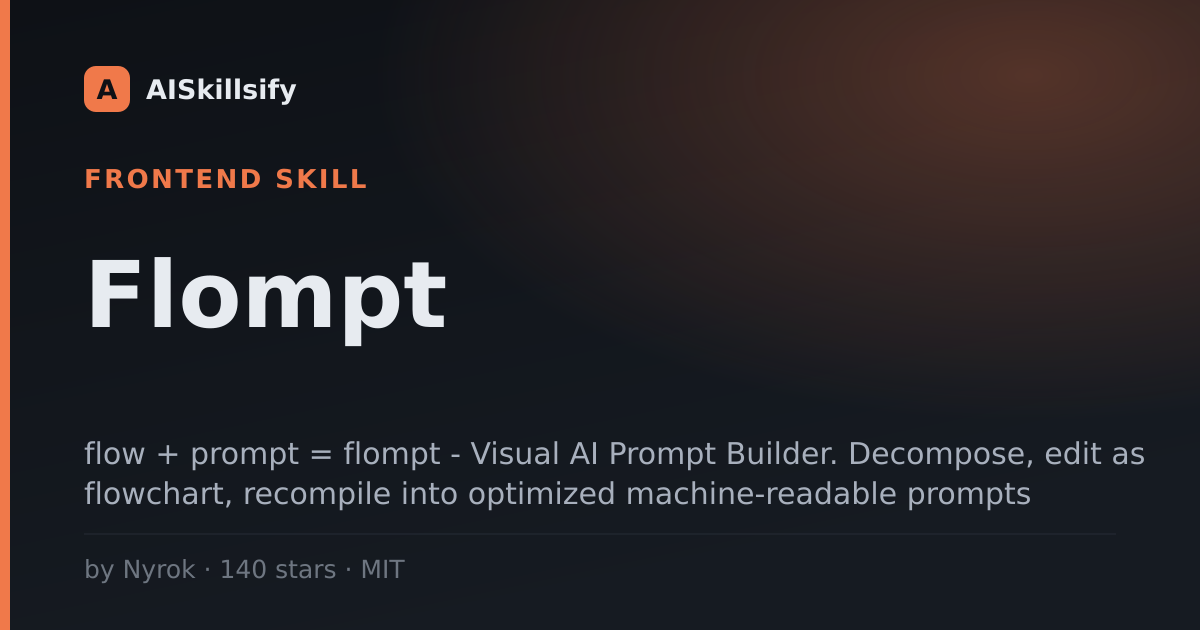 Flompt skill by Nyrok