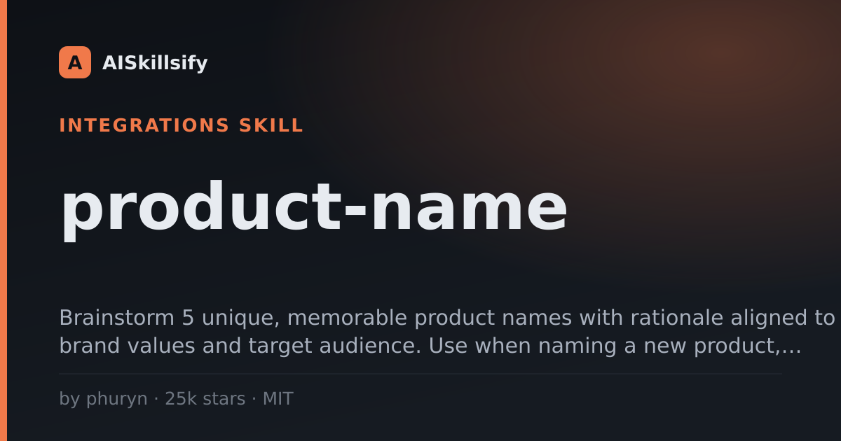 product-name skill by phuryn