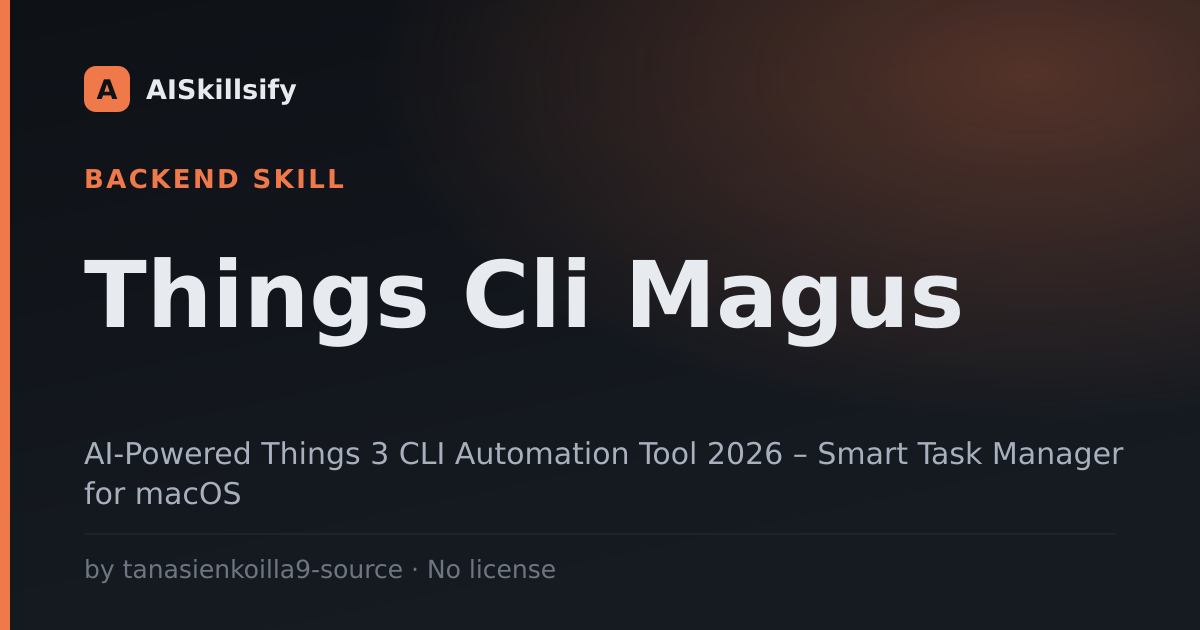 Things Cli Magus skill by tanasienkoilla9-source