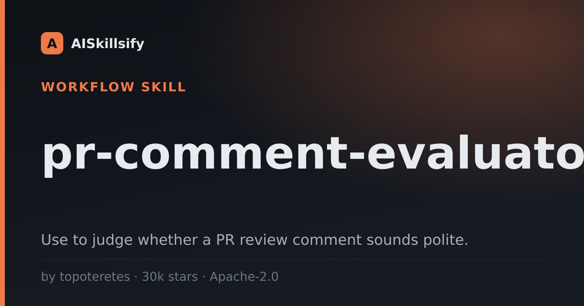 pr-comment-evaluator skill by topoteretes