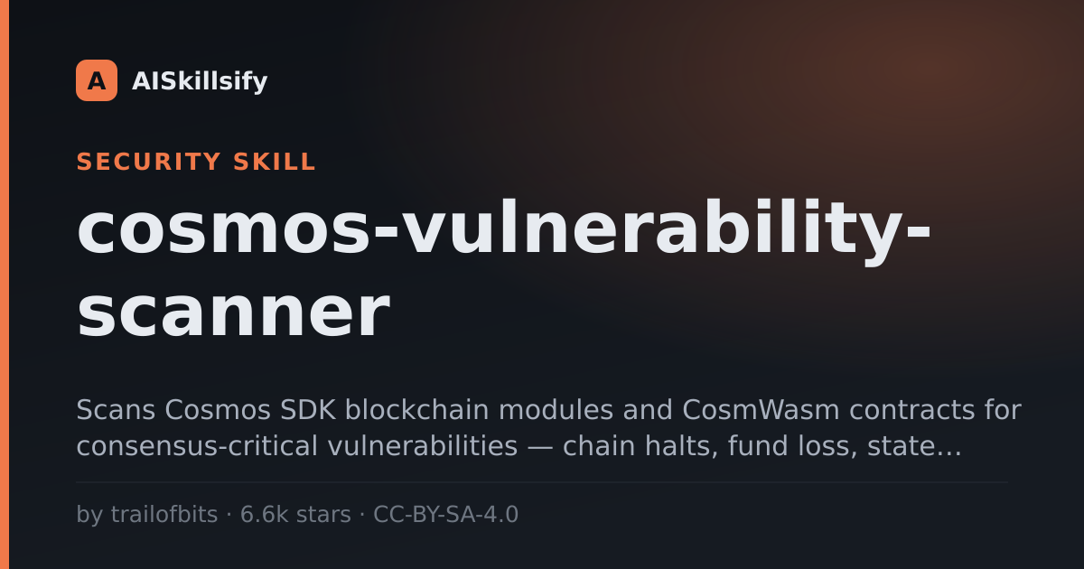 cosmos-vulnerability-scanner skill by trailofbits