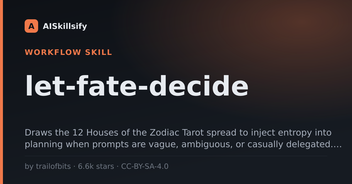 let-fate-decide skill by trailofbits
