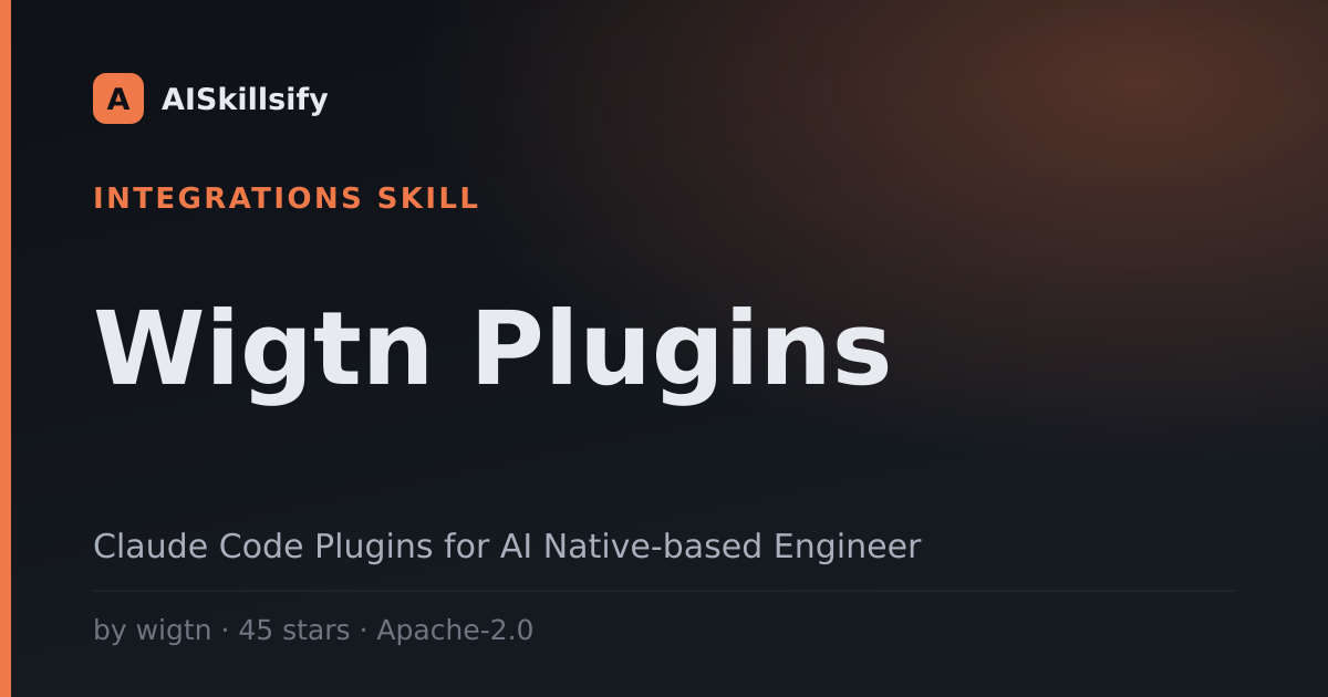 Wigtn Plugins skill by wigtn