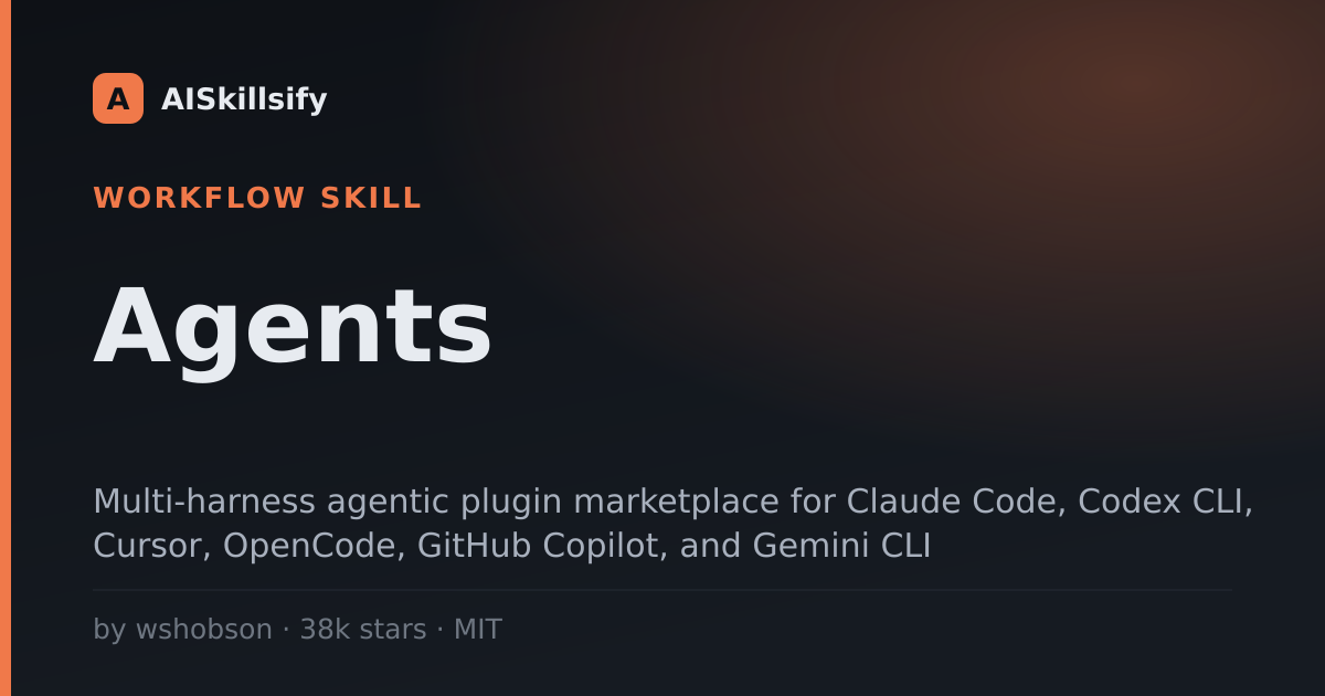 Agents skill by wshobson