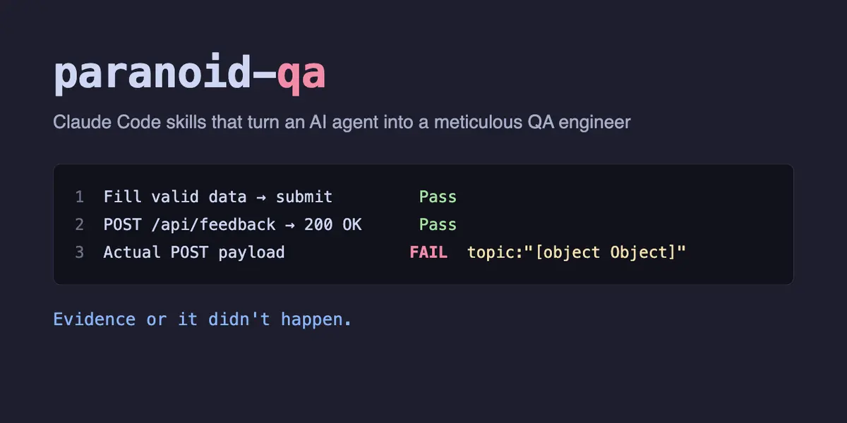Paranoid Qa skill by akovalion