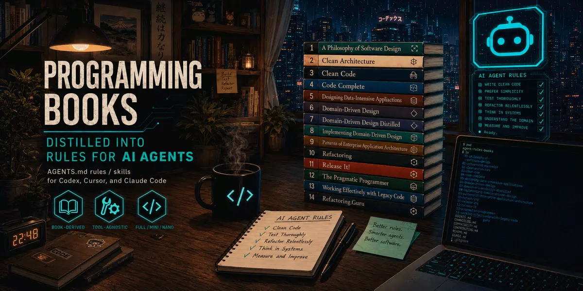 Agent Rules Books skill by ciembor